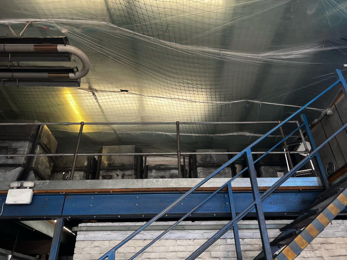 Under Netting Inside Image