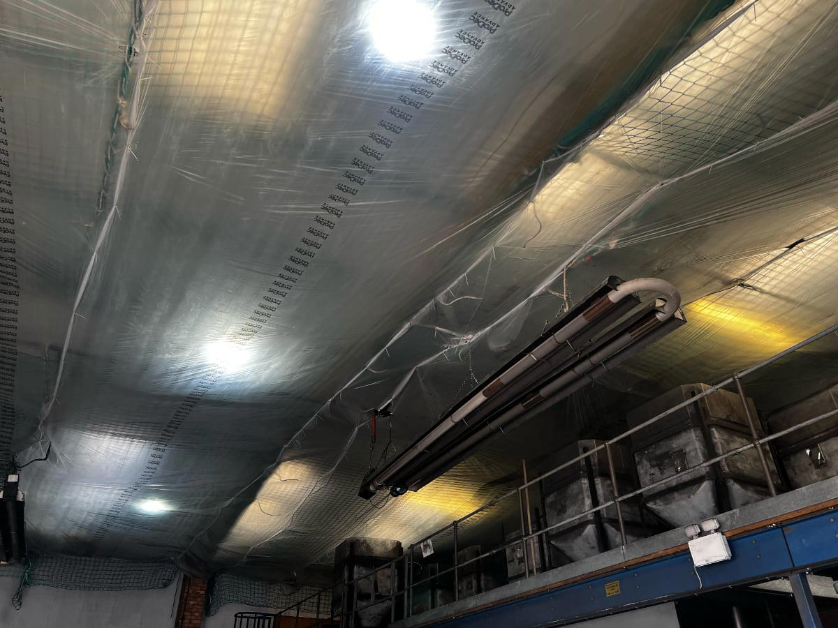 Under Netting Inside Image