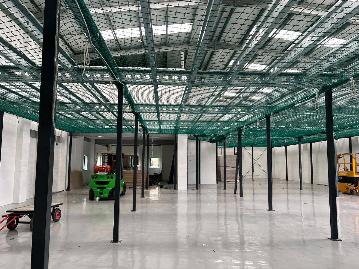 Under Netting Inside Image