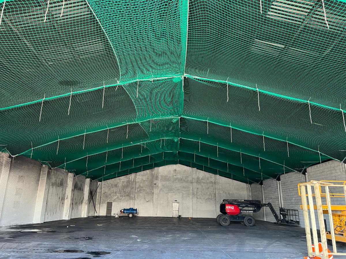 Under Netting Inside Image