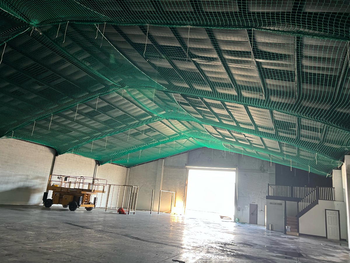 Under Netting Inside Image