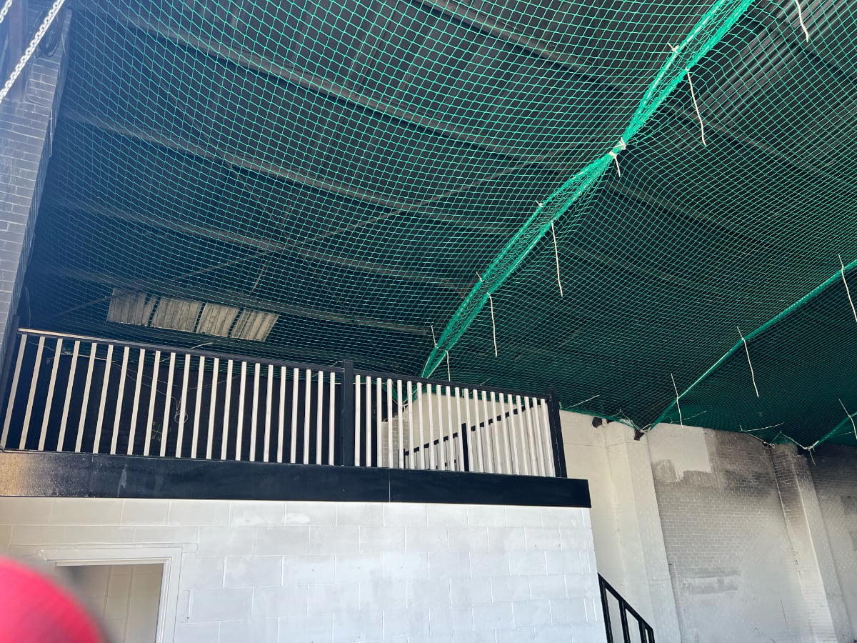Under Netting Inside Image