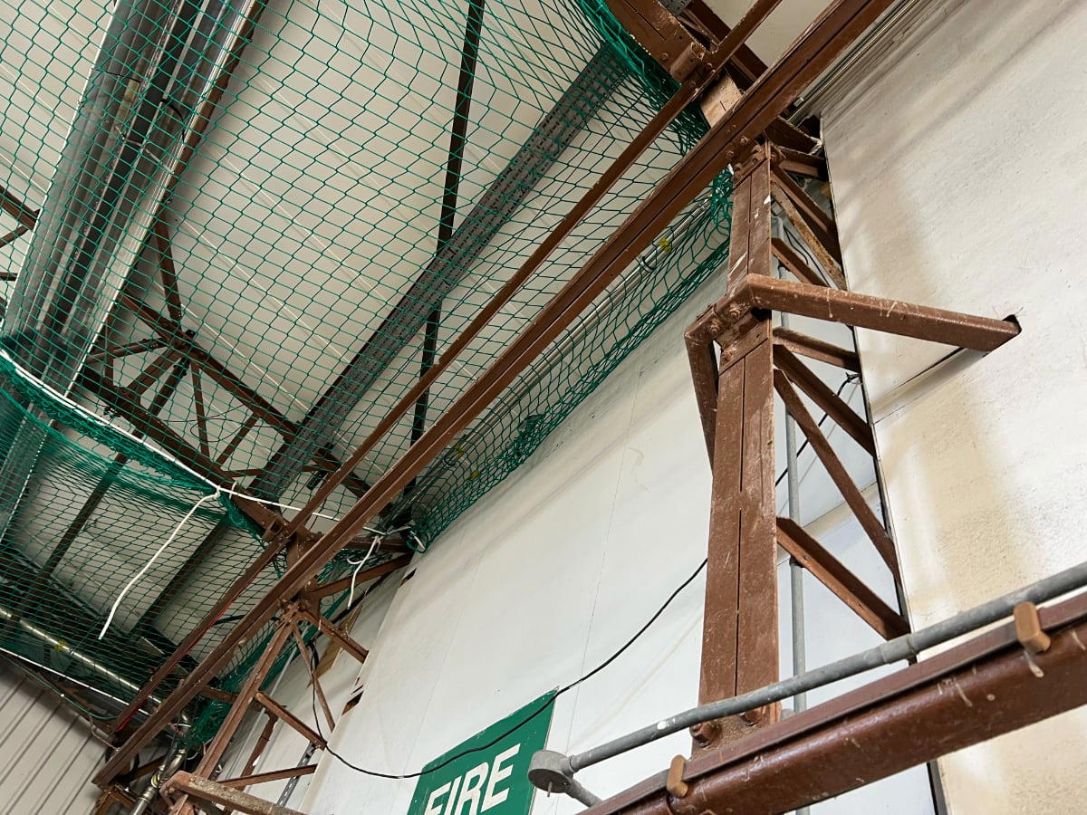 Under Netting Inside Image
