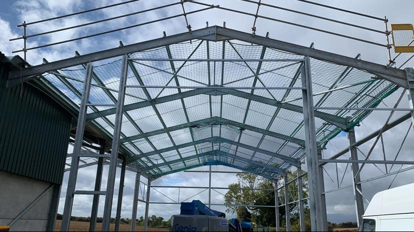 Under Netting outside Image