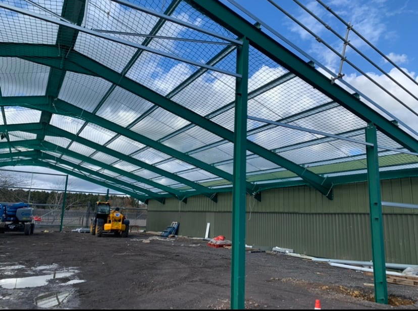 Under Netting outside Image