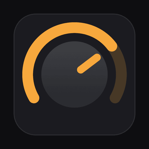 The Maxy MIDI app icon: an orange knob on a dark ground
